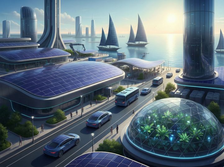 フレキシブル太陽電池の応用例