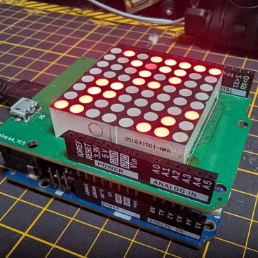 8x8ドットの小宇宙：Arduinoとシフトレジスタで4つのセル・オートマトンを実装する