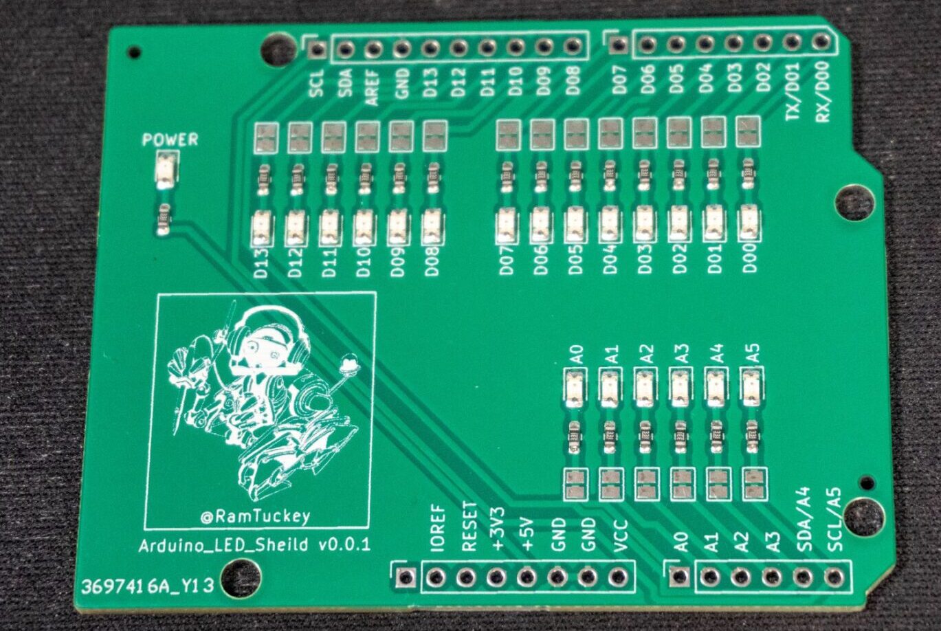 Arduino 部品実装済み基板