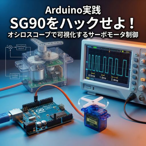 【Arduino実践】SG90をハックせよ！オシロスコープで可視化するサーボモータ制御の基礎と実践