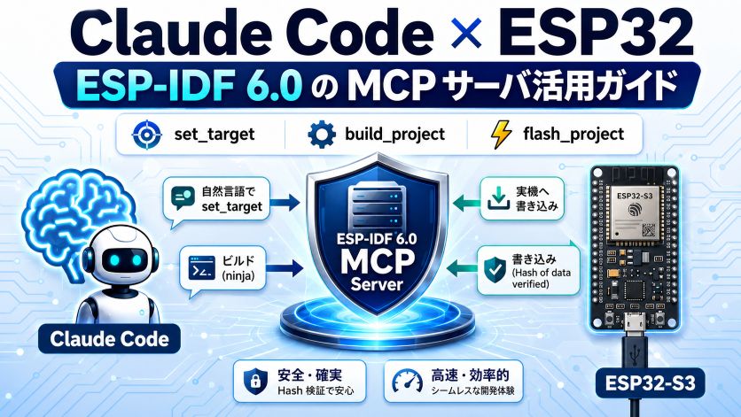 Claude Code × ESP32｜ESP-IDF 6.0 の MCP サーバ活用ガイド