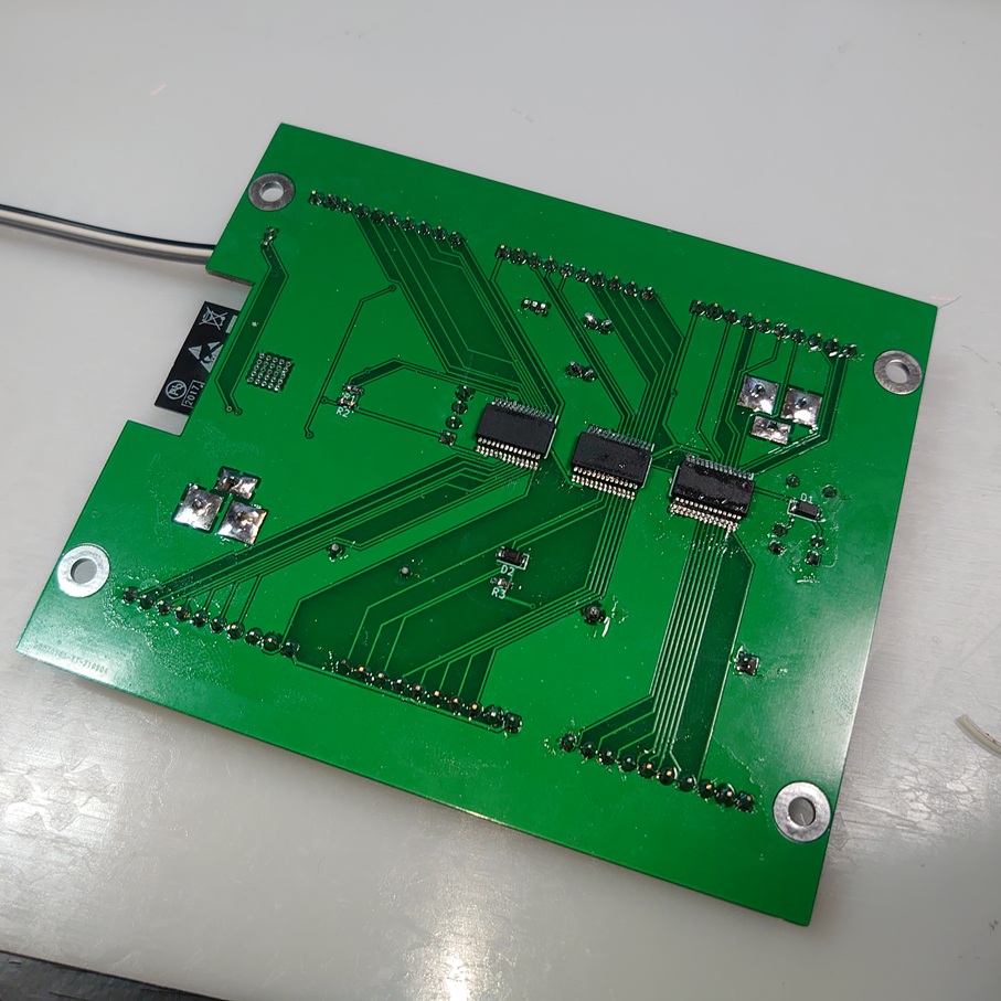 実装済みPCB裏面