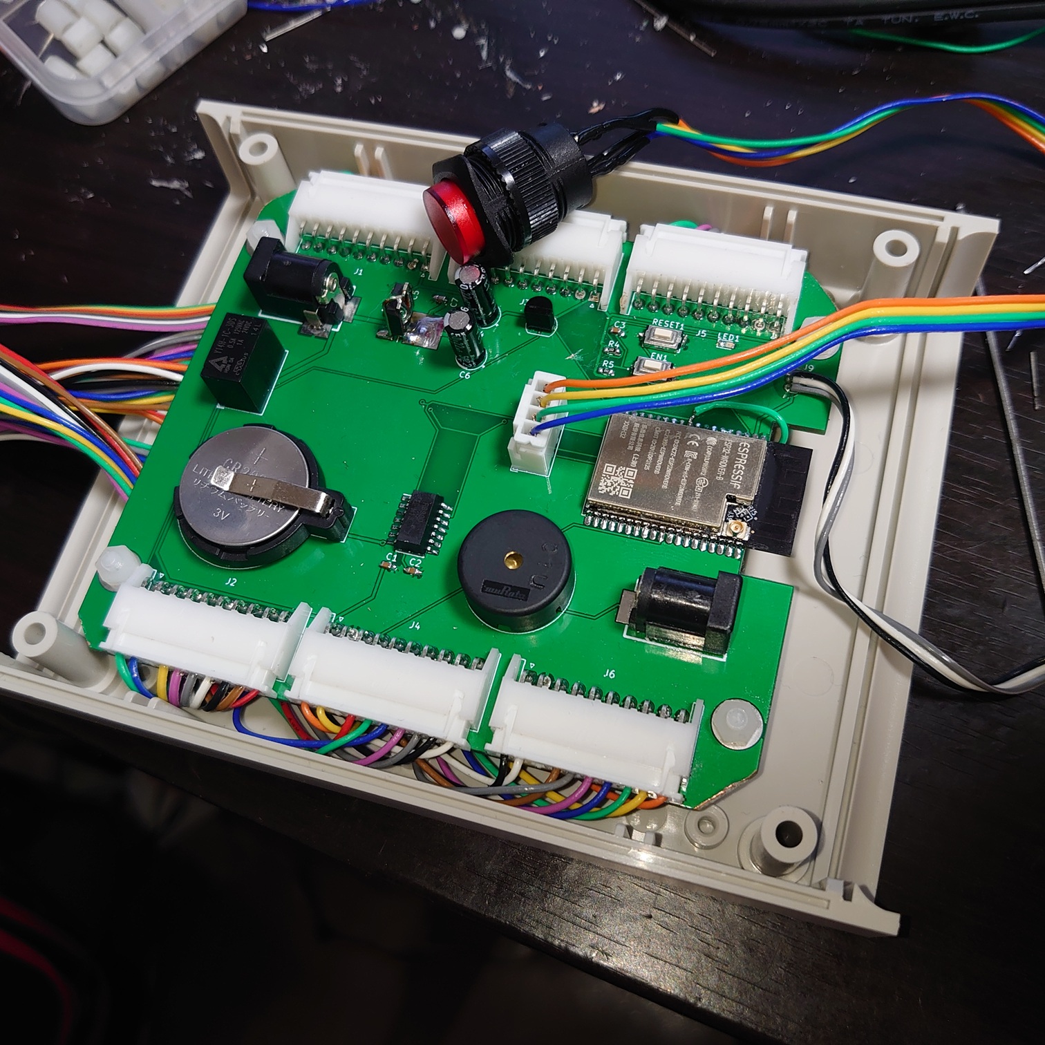 ケースに収めた様子