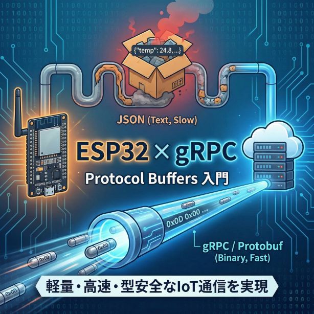 【理論解説】マイコンで使うgRPC入門！Protocol Buffers基礎知識