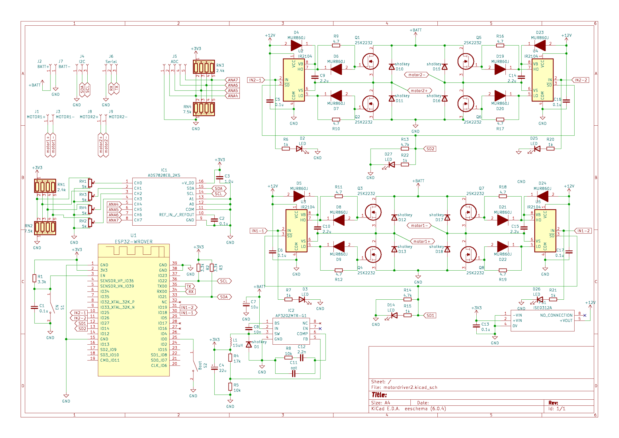 モータードライバ回路図