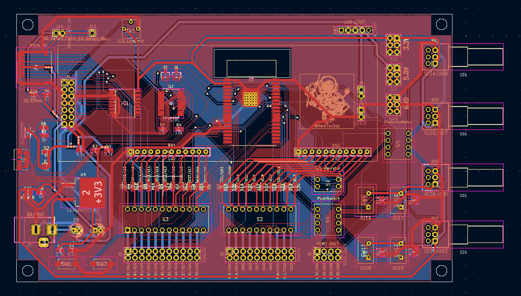 テストボード全体配線図