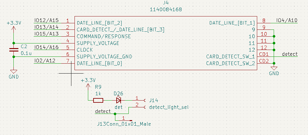 SDカード通信回路